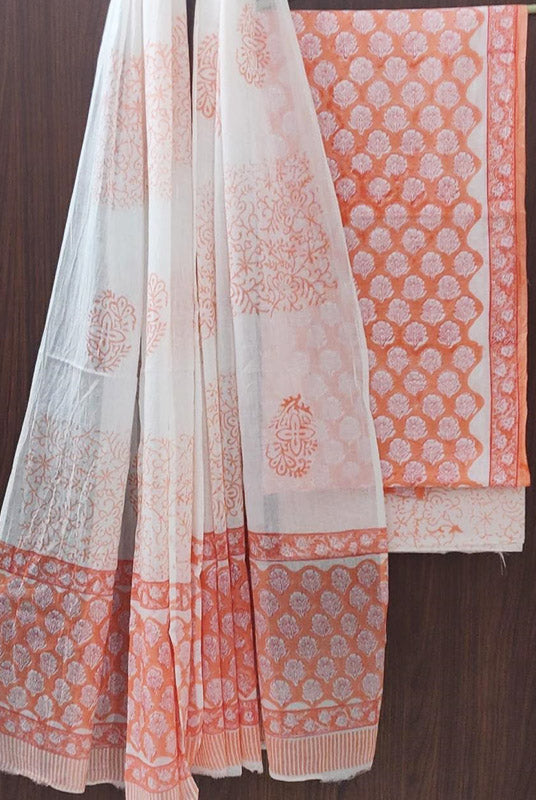 Cotton Suit Set with Cotton Dupatta ( CT82215)