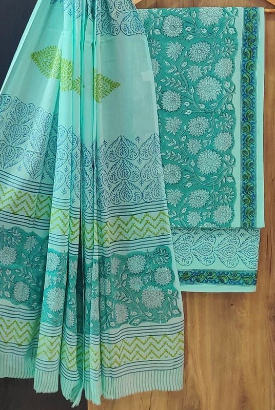 Cotton Suit Set with Cotton Dupatta ( CT82216)