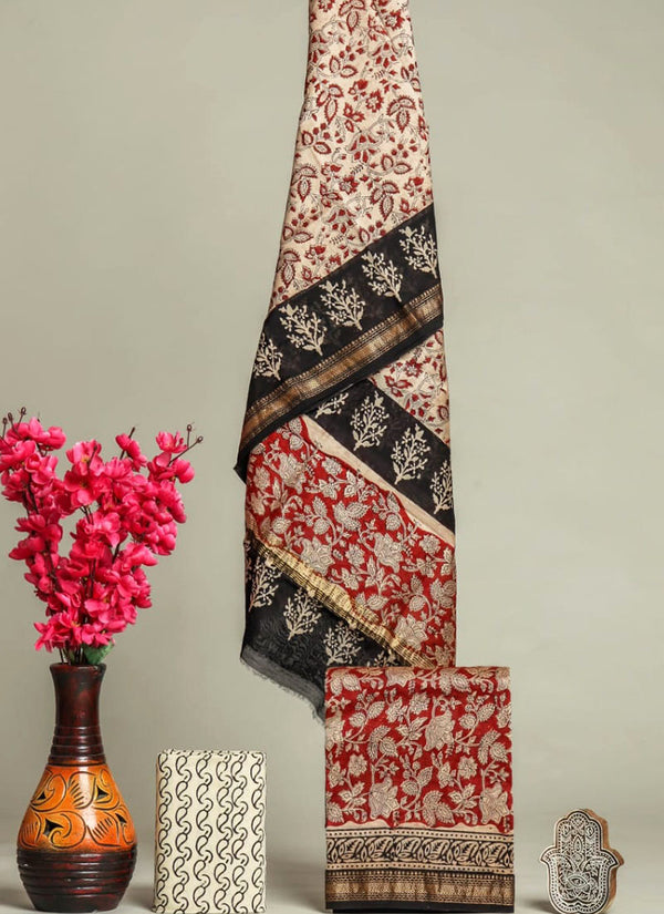 Maheswari silk suit Set ( MH240201)
