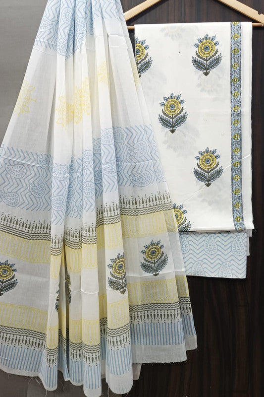 Cotton Suit Set with Cotton Dupatta ( CT9204 )