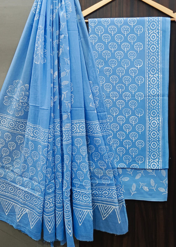 Cotton Suit Set with Cotton Dupatta ( CT9205 )