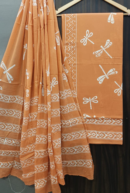 Cotton Suit Set with Cotton Dupatta ( CT9220 )