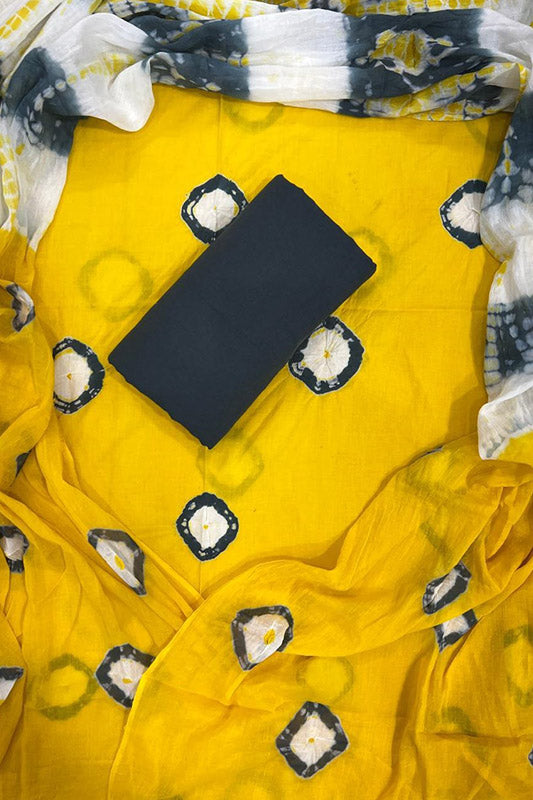 Cotton Suit Set with Cotton Dupatta ( CT5471)