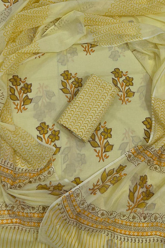 Cotton Suit Set with Cotton Dupatta ( CT5486)