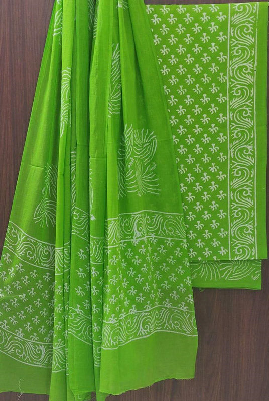 Cotton Suit Set with Cotton Dupatta ( CT9803)