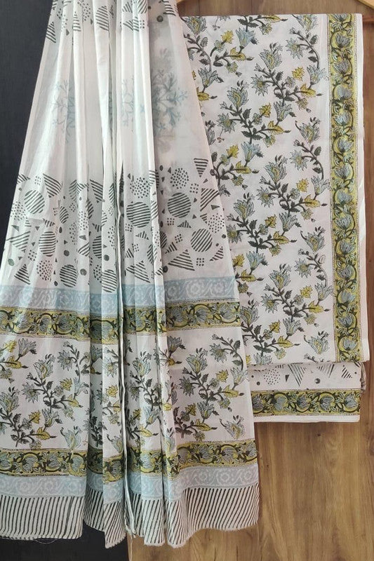 Cotton Suit Set with Cotton Dupatta ( CT8632 )