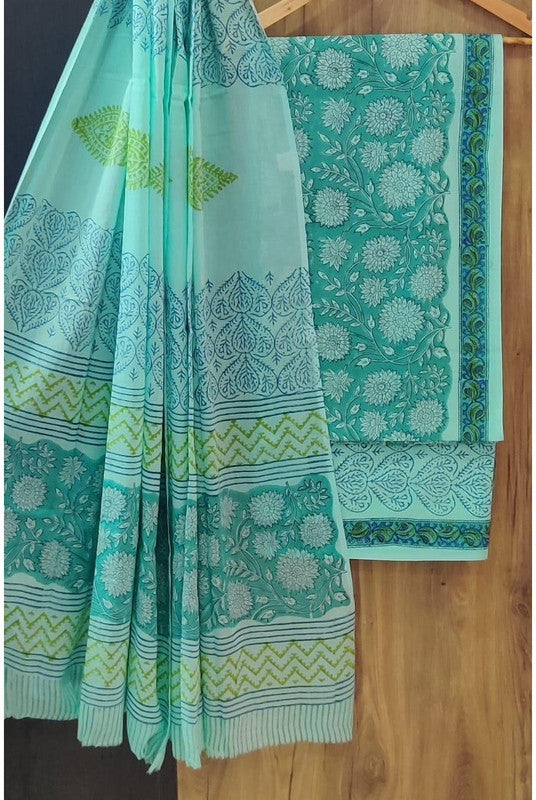 Cotton Suit Set with Cotton Dupatta ( CT2052 )