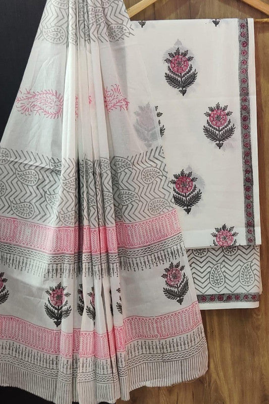 Cotton Suit Set with Cotton Dupatta ( CT8633 )