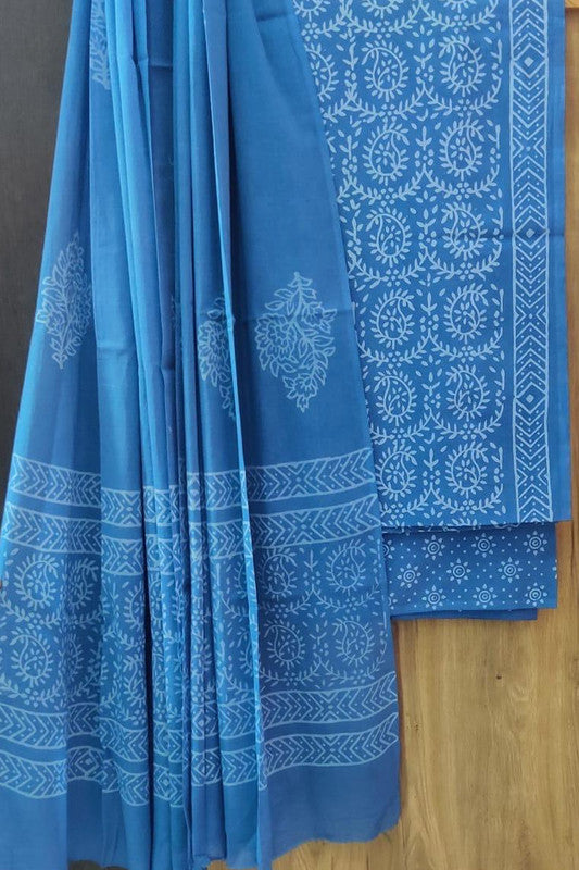 Cotton Suit Set with Cotton Dupatta ( CT8634 )