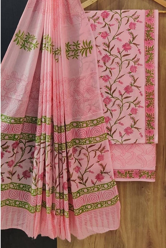 Cotton Suit Set with Cotton Dupatta ( CT2057 )