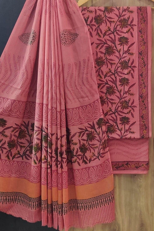 Cotton Suit Set with Cotton Dupatta ( CT8638 )