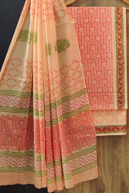 Cotton Suit Set with Cotton Dupatta ( CT2058 )