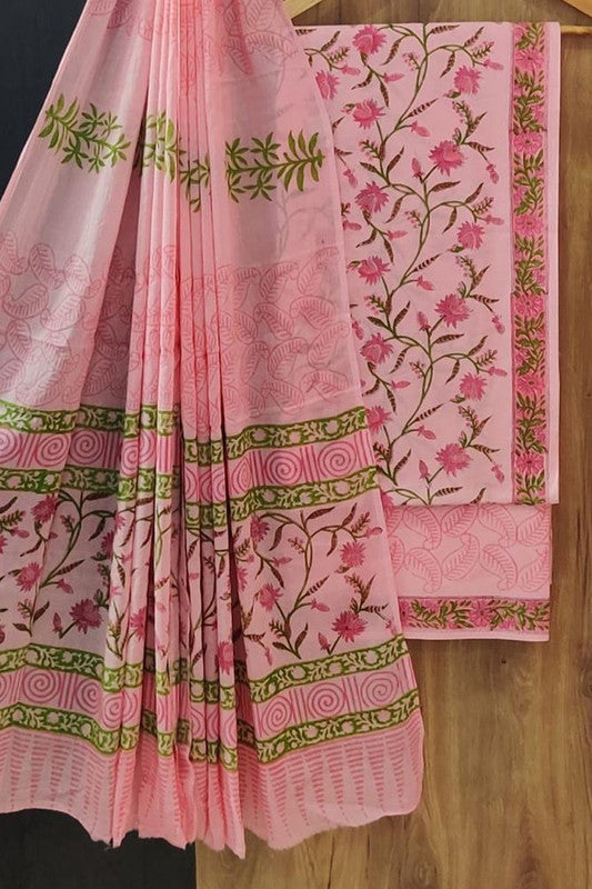 Cotton Suit Set with Cotton Dupatta ( CT8639 )