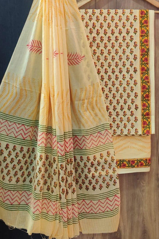 Cotton Suit Set with Cotton Dupatta ( CT8640 )
