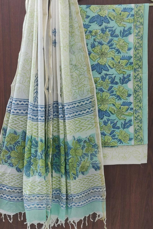 Cotton Suit Set with Cotton Dupatta ( CT2060 )