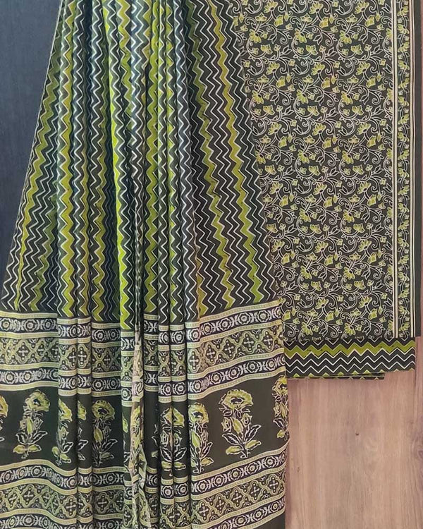 Cotton Suit Set with Cotton Dupatta ( CT250811)