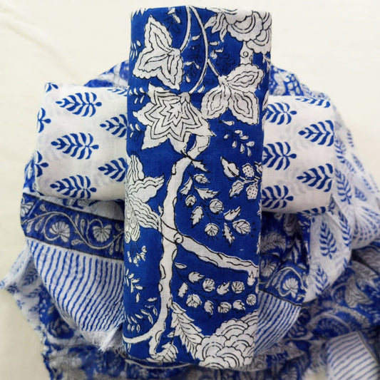 Cotton Suit with Chiffon Dupatta ( CD2902 )