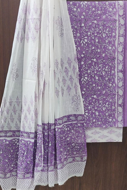 Cotton Suit Set with Cotton Dupatta ( CT82213)