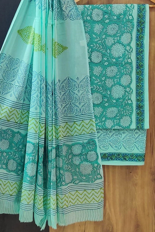 Cotton Suit Set with Cotton Dupatta ( CT82216)