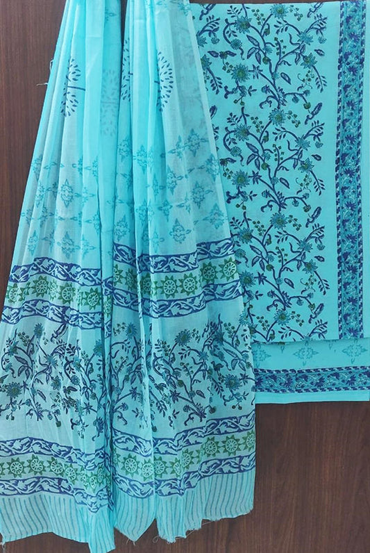 Cotton Suit Set with Cotton Dupatta ( CT82217)