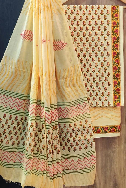Cotton Suit Set with Cotton Dupatta ( CT82218)