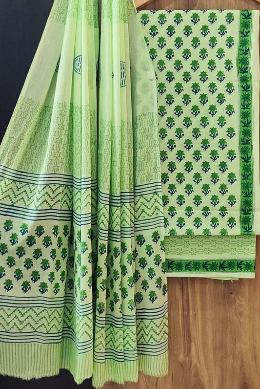 Cotton Suit Set with Cotton Dupatta ( CT82219)