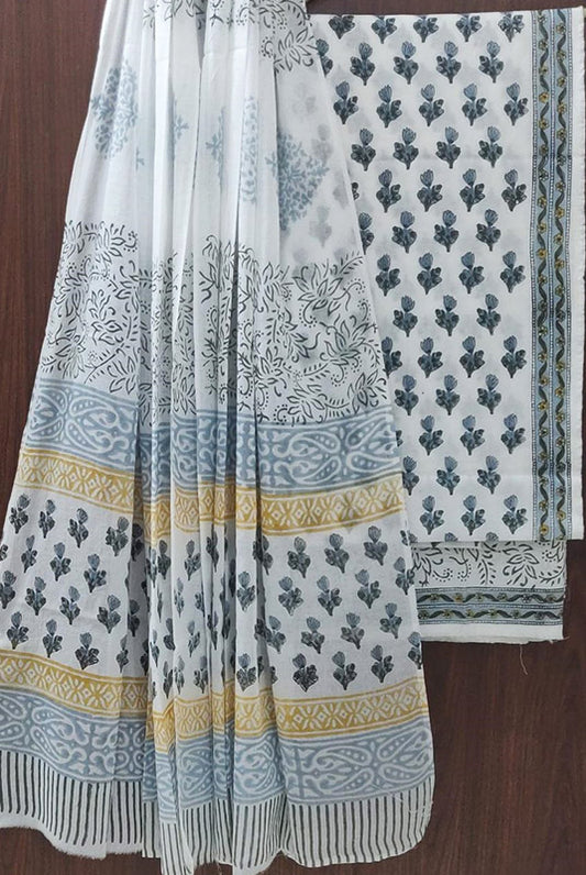 Cotton Suit Set with Cotton Dupatta ( CT82224)