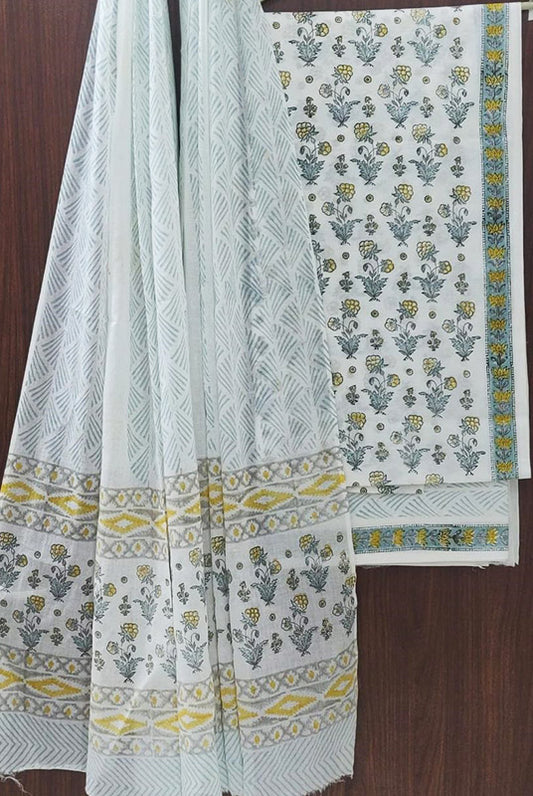 Cotton Suit Set with Cotton Dupatta ( CT82225)