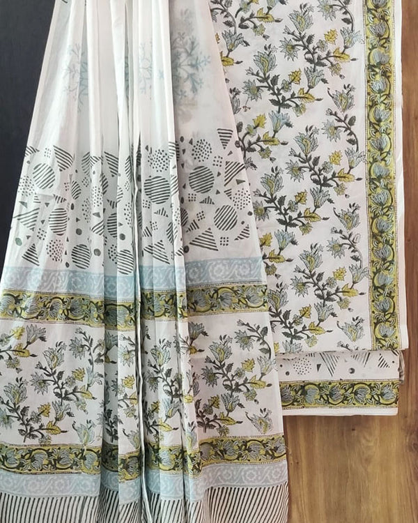 Cotton Suit Set with Cotton Dupatta ( CT050924)