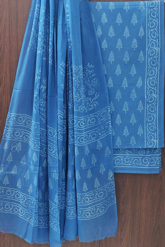 Cotton Suit Set with Cotton Dupatta ( CT82205)