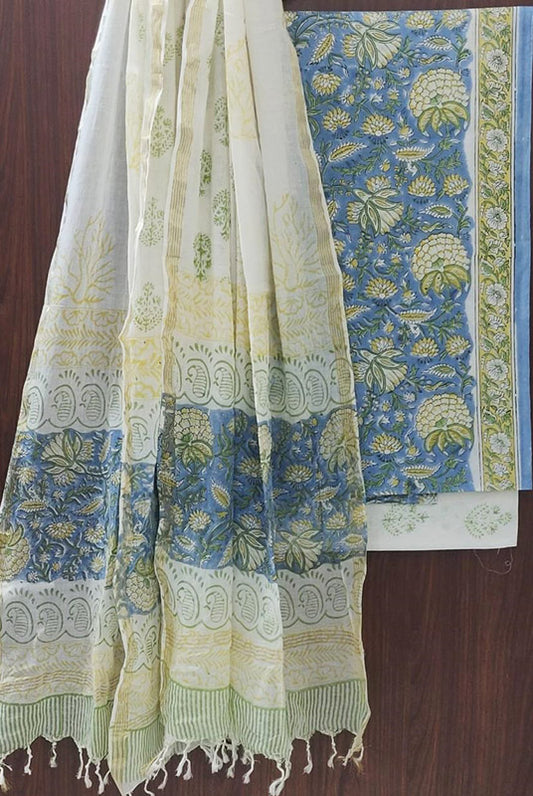 Cotton Suit Set with Cotton Dupatta ( CT82208)