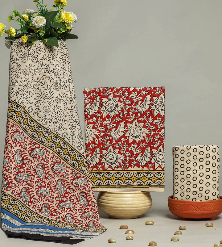 Cotton Suit Set with Cotton Dupatta ( CT050912)