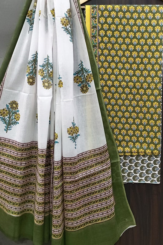Cotton Suit Set with Cotton Dupatta ( CT5525)