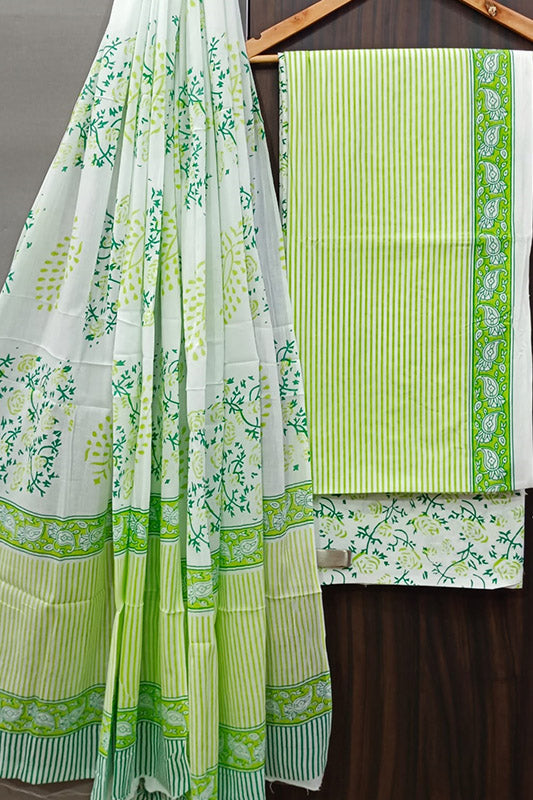 Cotton Suit Set with Cotton Dupatta ( CT5527)