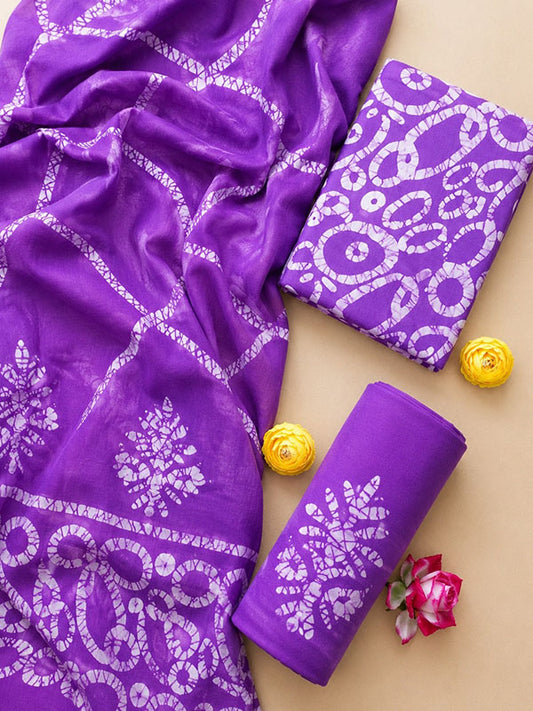 Cotton Suit Set with Cotton Dupatta ( CTJ2002)