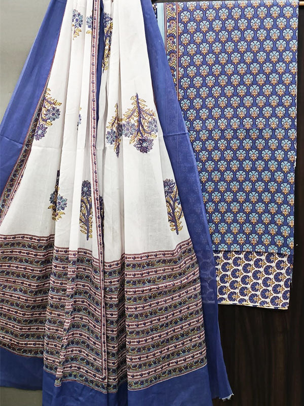 Cotton Suit Set with Cotton Dupatta ( CT5522)