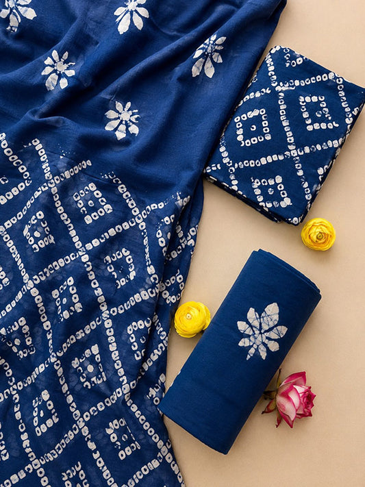 Cotton Suit Set with Cotton Dupatta ( CT54791)