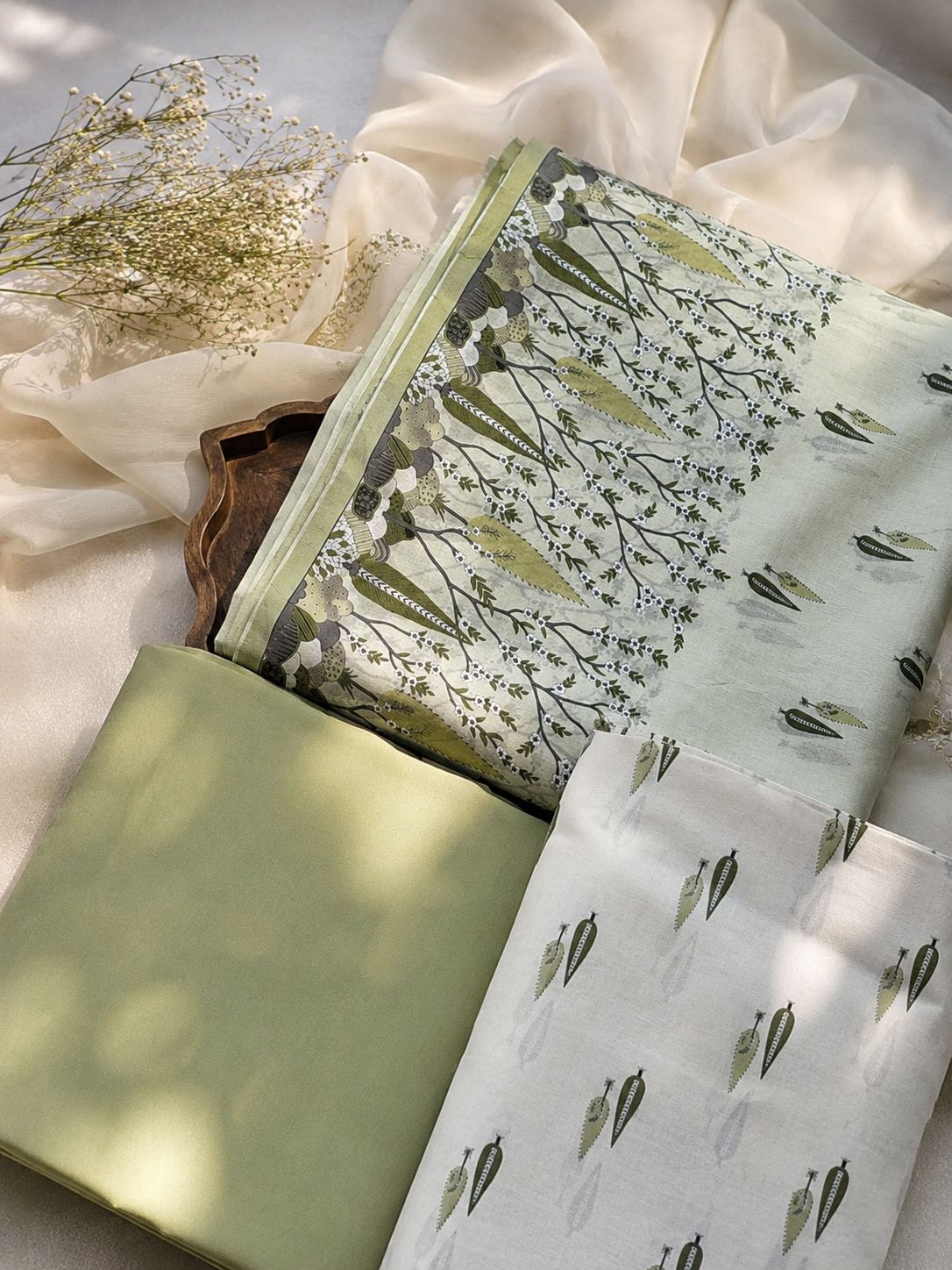 Jaipur Silk Cotton Dupatta Suit