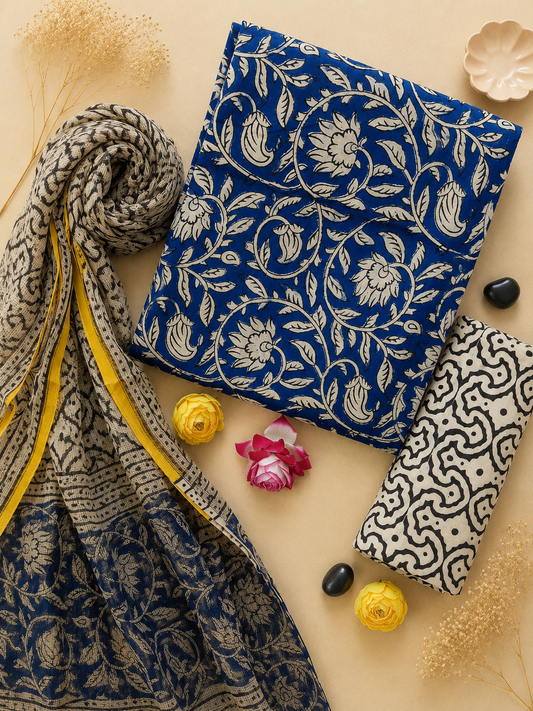 Jaipur Silk Kota Doria Suit Set 