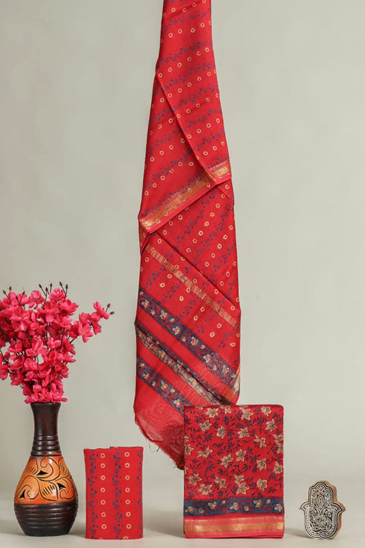 Maheswari silk suit Set ( MH280208)