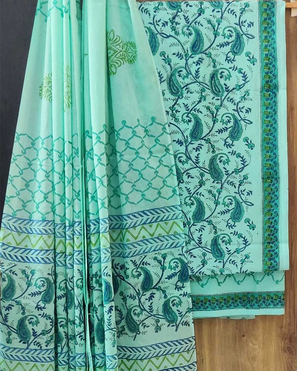 Cotton Suit Set with Cotton Dupatta ( CT050921)