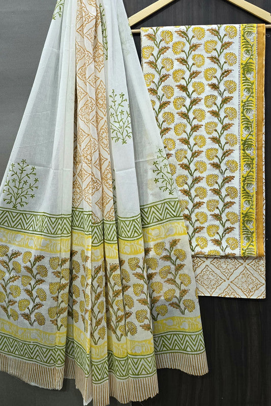 Cotton Suit Set with Cotton Dupatta ( CT0612 )