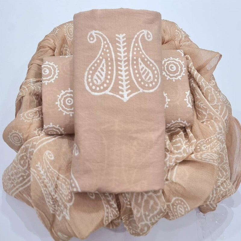 Cotton Suit with Chiffon Dupatta ( CD0606 )