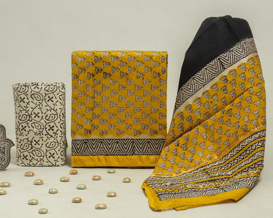 Chanderi silk suit Set ( CN4609 )
