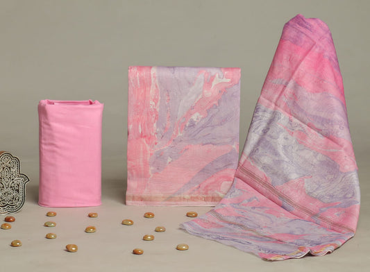 Chanderi silk suit Set ( CN4620 )