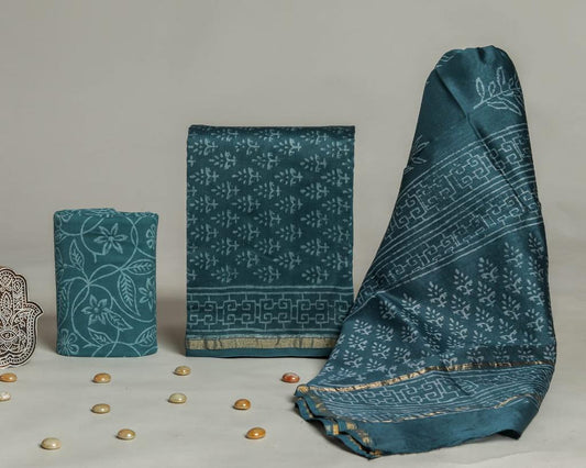 Chanderi silk suit Set ( CN4622 )