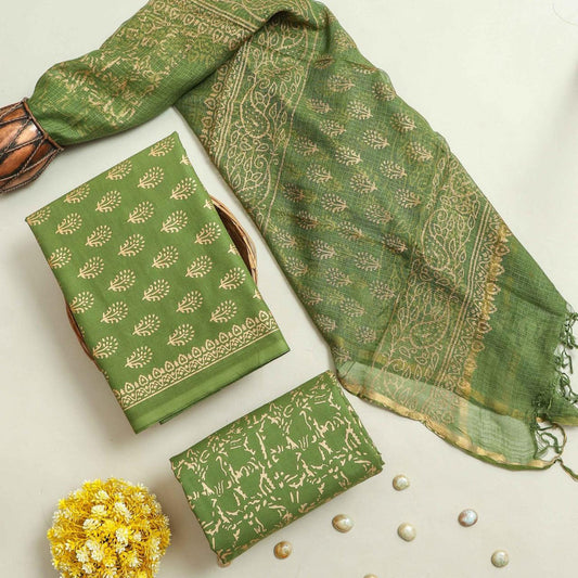 Cotton Suit Set with Kota Doria Dupatta ( CD0312 )