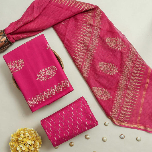 Cotton Suit Set with Kota Doria Dupatta ( CD0312 )