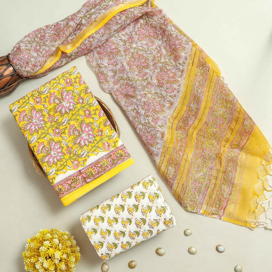 Cotton Suit Set with Kota Doria Dupatta ( CD0312 )