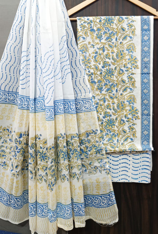 Cotton Suit Set with Cotton Dupatta ( CT9218 )
